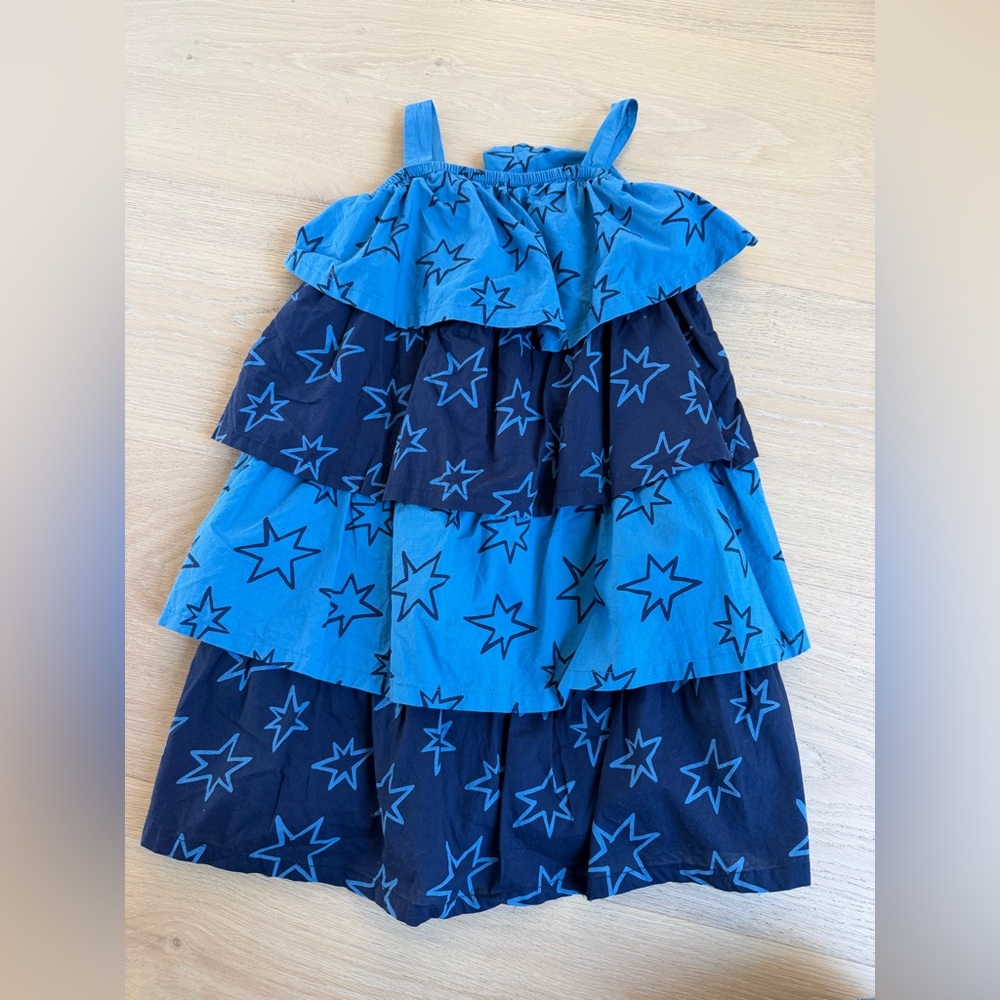 Tucker + Tate Blue Gathered Dress Size 6